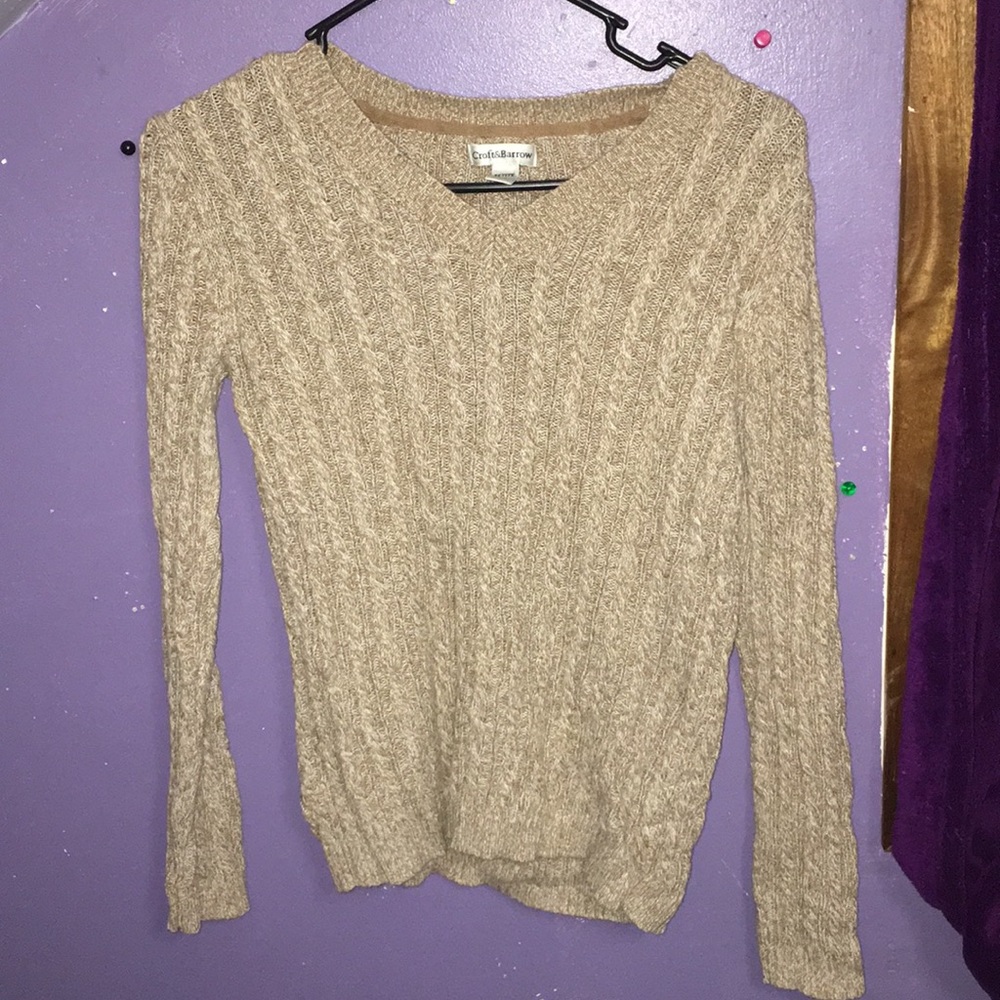 Tan sweater